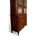 French double-bodied display case in Louis XV style Provence, 19th century