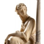 Italian alabaster lamp 20th Century