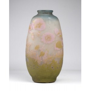 Nikolay Kemper, (attribuito a) Émile Gallé Ovoid vase