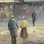 Caroline C. Burnett, Parisian Street - Caroline C. Burnett (1877 - 1950)