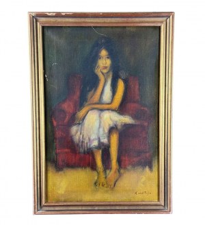 UNIDENTIFIED ARTIST, Seated woman