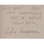 Zofia Wawrzynowicz (b. 2000), Blue wave, 2024