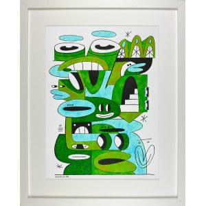 Igor CHOŁDA AQUALOOPA (né en 1978), Green Me, 2024