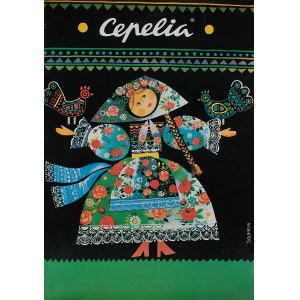 Ewa SALAMON (1938 - 2011), Plakat reklamowy Cepelia, 1978 (1990)