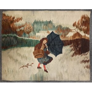 Tapestry Girl with an Umbrella, 1989