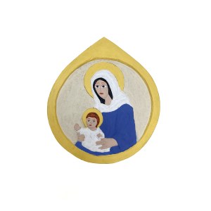Michael POGWIZD, Mother of God with child (bas-relief)