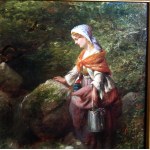 Edward Charles Barnes (1830-1882), L'abitante del villaggio alla sorgente