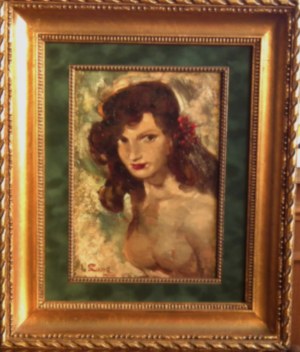 Erwin Lang(1886 Wiedeń-1962 Wiedeń),Portret Grety-żony artysty