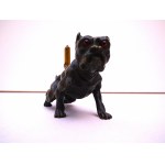 Workshop of Alphonse Giroux(1799-1881), sculpture of Staffordshire bull terrir dog
