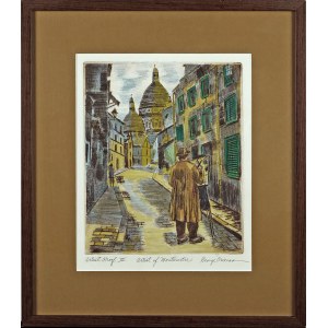 George CRIONAS (1925 - 2004) Artiste de Montmartre, 1960