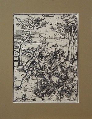 Albrecht DÜRER (Norymberga 1471 - Norymberga 1528) Herkules walczący z synami Posejdona