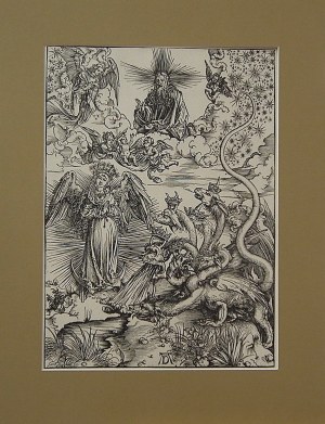 Albrecht Dürer (1471-1528), Apokalipsa: Niewiasta i Siedmiogłowy Smok