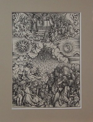 Albrecht Dürer (1471-1528), Apokalipsa: Objawienie Św. Jana, Otwarcie Piątej i Szóstej Pieczęci