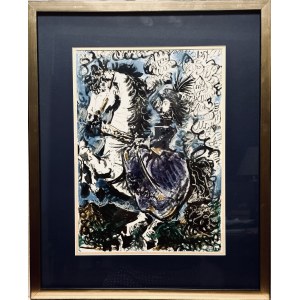 Pablo Picasso 1881-1973 Jacqueline en Bleu1961