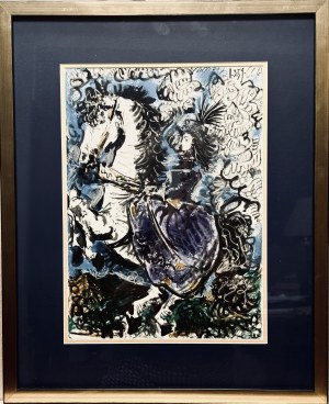 Pablo Picasso 1881-1973 Jacqueline en Bleu1961