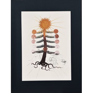 Salvador Dalí (1904-1989) Flordali: Arbre Lunes - Luna Germinata ( Wschodzący Księżyc)