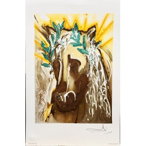 Salvador DALI (1904-1989) La Licorne,Z cyklu: Les Chevaux de Dali (Daliinian Horses), 1983