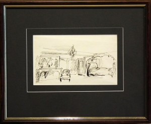 Antoni Uniechowski(1903 Wilno-1976Warszawa),Rysunek z cyklu