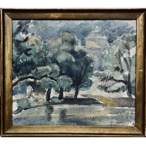 Wacław Wąsowicz (1891-1942), Wodozbiór Świątynia Westy,Park Saski w Warszawie