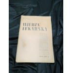 Wiedza Lekarska 1939 YEAR XIII édité par doc. dr Wojciechowski