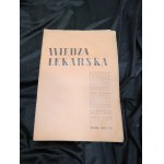 Wiedza Lekarska 1939 YEAR XIII édité par doc. dr Wojciechowski