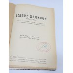 LEKARZ WOJSKOWY 1926 ROK VII TOM VIII WAM WOJSKOWA AKADEMIA MEDYCZNA