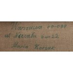 Maria Korsak (1908 Pogórze - 2002 Warsaw), Wedding, ca. 1973