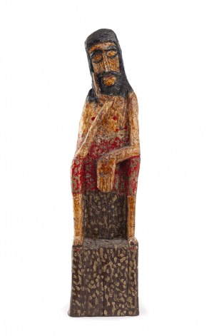 Antoni Baran (1930 Gorzałkowo - 2013 Opoczno), Chrystus frasobliwy, około 2005