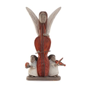Adam Zegadło (1910 Krzyżka - 1989 ), Angeli di musicisti, 1975 ca.