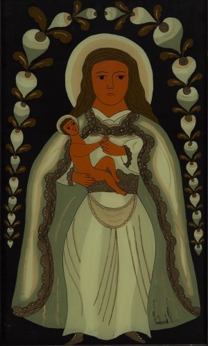 Władysław Walczak-Baniecki (1934 Koscielisko - 2011 Zakopane), Mother of God with Child