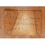 Jan Płaskociński (1919 Puławy - 1993 Warszawa), Domy z palmami, 1967