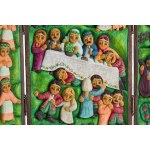 Andrzej Wojtczak (né en 1945 à Kutno), Triptyque - un mariage à la campagne, 2013