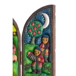 Andrzej Wojtczak (né en 1945 à Kutno), Triptyque - un mariage à la campagne, 2013