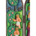 Andrzej Wojtczak (né en 1945 à Kutno), Triptyque - un mariage à la campagne, 2013