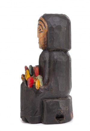 Henryk Zegadło (1939 wieś Krzyżka - 2011 Bad Bertrich), Kobieta z kwiatami, około 1975