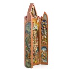 Eugeniusz Zegadło (b. 1943), Triptych - Tower of Babel, 2019