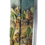 Eugeniusz Zegadło (né en 1943), Triptyque - La tentation de saint Antoine, 1985