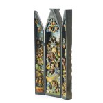 Eugeniusz Zegadło (né en 1943), Triptyque - La tentation de saint Antoine, 1985