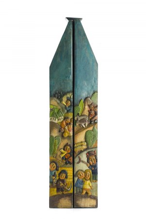 Eugeniusz Zegadło (ur. 1943), Tryptyk - Kuszenie świętego Antoniego, 1985