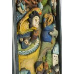 Eugeniusz Zegadło (né en 1943), Triptyque - La tentation de saint Antoine, 1985