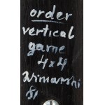 Ryszard Winiarski (1936 Lwów - 2006 Warszawa), Order vertical game 4 x 4 (1), 1981
