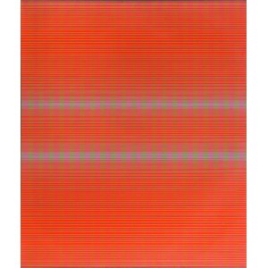 Julian Stańczak (1928 Borownica - 2017 Seven Hills, Ohio), Opposed to Vertical, 1967