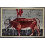 Zbylut Grzywacz (1939 Kraków - 2004 Kraków), Corrida-Pegaz from the Beef series, 1977.
