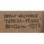 Zbylut Grzywacz (1939 Kraków - 2004 Kraków), Corrida-Pegaz from the Beef series, 1977.