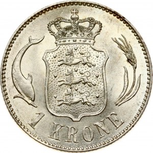Denmark 1 Krone 1916 VBP AH