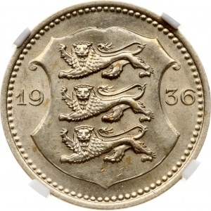 Estonia 50 Senti 1936 NGC MS 63