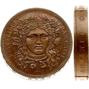 France 10 Centimes 1848 PIEFORT by Moulle