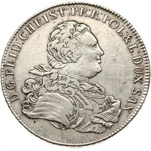 Deutschland Sachsen Taler 1763 EDC