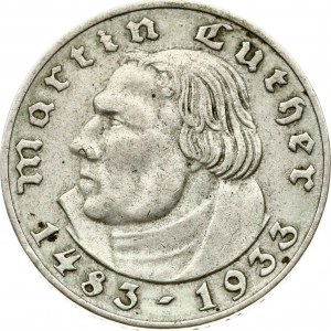Germany Weimar Republic 2 Reichsmark 1933 A Martin Luther