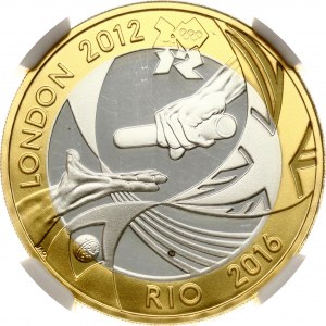 Great Britain 2 Pounds 2012 Olympic Handover NGC PF 68 ULTRA CAMEO